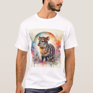Camiseta Pudu 081024AREF139 - Watercolor