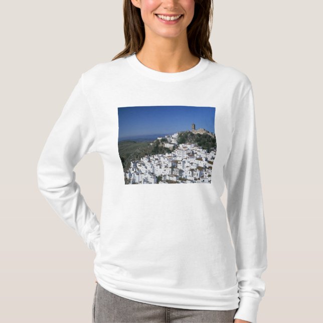Camiseta Pueblo Blanco de Casares, Andalucía, España 2 (Anverso)