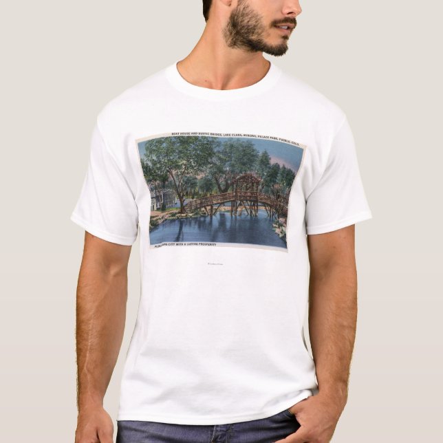 Camiseta Pueblo, Colorado - casa barco y rústico (Anverso)