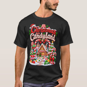 Camiseta Pueblo de Caramelos de Navidad Candyland