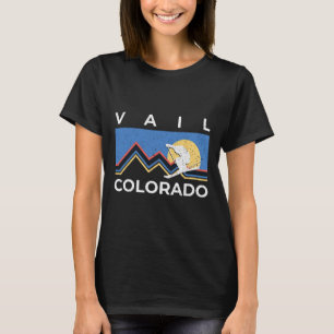 Camiseta Pueblo de esquí de Vail Colorado Montañas Rocosas