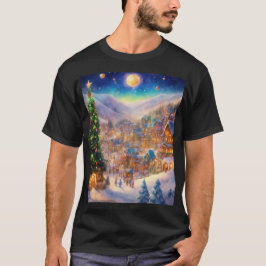 Camiseta Pueblo De Hada Snowy Encantado: Una Curiosa Christ