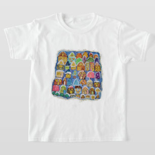 Camiseta Pueblo de invierno caprichoso regalo de Navidad de