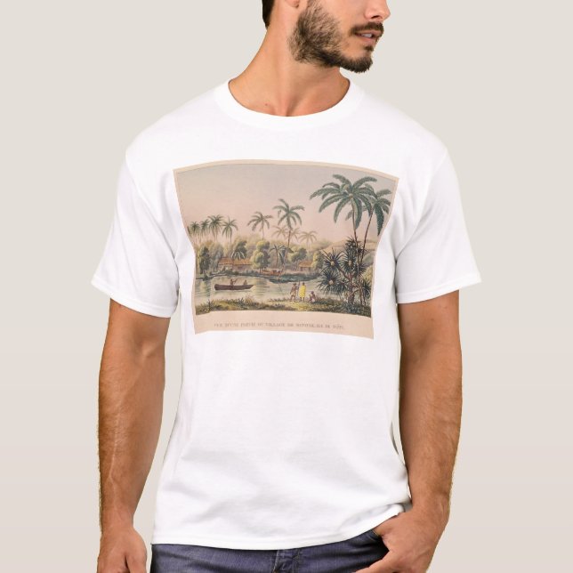 Camiseta Pueblo de Matavae, Tahití (Anverso)