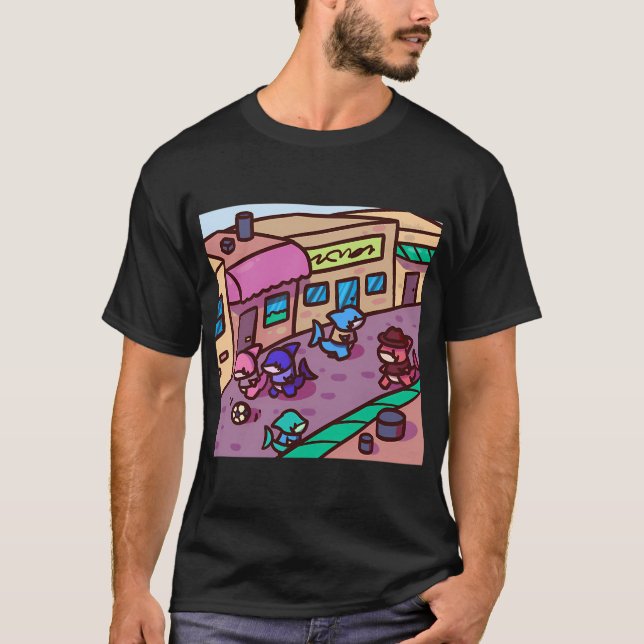 Camiseta Pueblo de Tiburones (Anverso)
