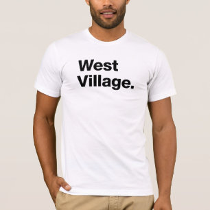 Camiseta Pueblo del oeste (negro)