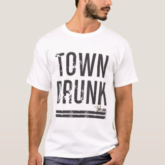 Camiseta Pueblo ebrio (fuente negra)