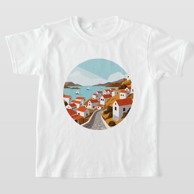 Camiseta pueblo griego (Distribución)
