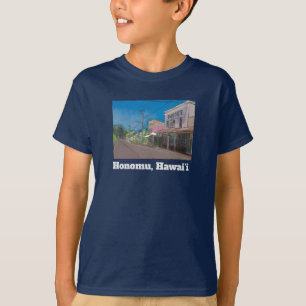 Camiseta Pueblo Histórico de Plantación Hawaiana Honomu Nos