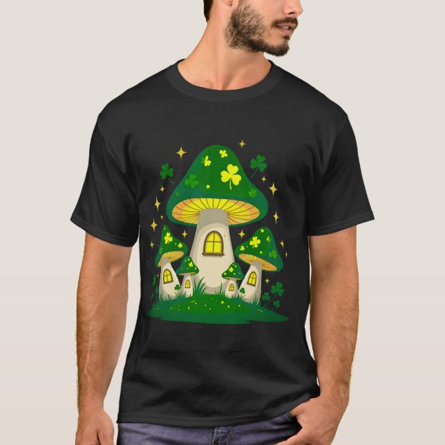Camiseta Pueblo Mágico de Hongos con Brillo (Anverso)