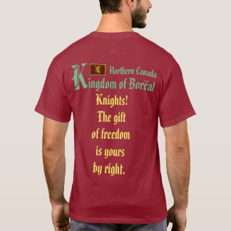 Camiseta Pueblo medieval del bosque boreal