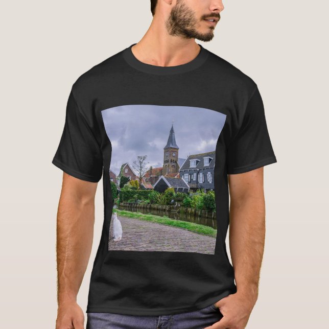 Camiseta Pueblo pesquero tradicional Marken en los Países B (Anverso)