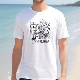 Camiseta Pueblo somnoliento debido a la discoteca de pub ta