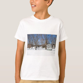 Camiseta Pueblo Típico de Vermont en Invierno