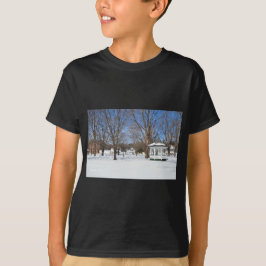 Camiseta Pueblo Típico de Vermont en Invierno
