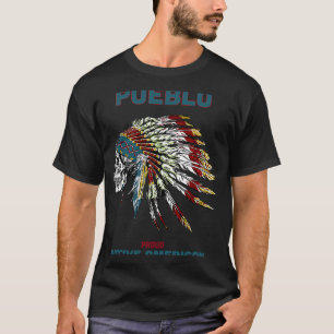 Camiseta Pueblo Tribe Nativo Estadounidense Honor Skull C