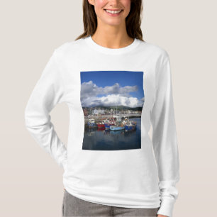 Camiseta Pueblo y puerto, Dingle, condado de Kerry,