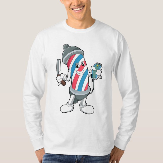 Camiseta Puede como peluquero con navaja (Anverso)