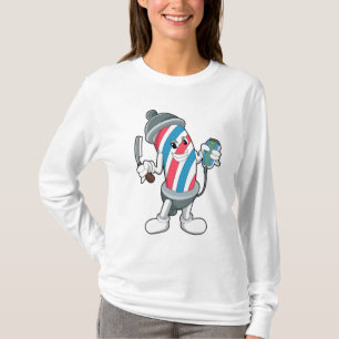 Camiseta Puede como peluquero con navaja de afeitar