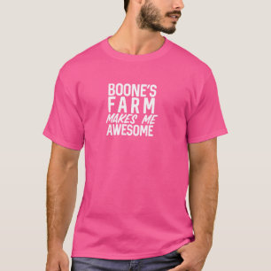 Camiseta Puede contener alcohol de boone, de granja diverti