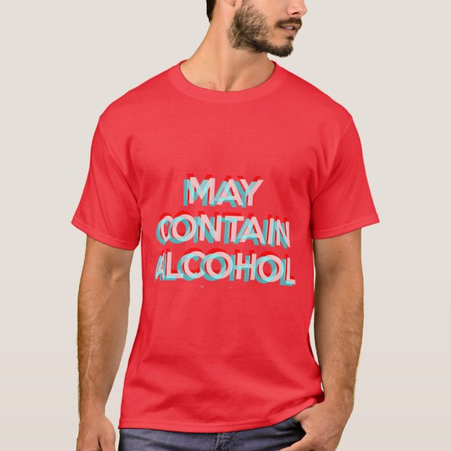 Camiseta Puede contener alcohol niño (Anverso)