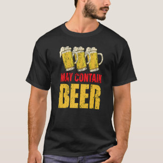 Camiseta Puede contener Cerveza Homebrewing Craftbeer Brewe