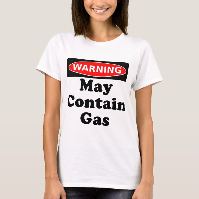 Camiseta Puede contener el gas (Anverso)