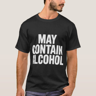 Camiseta Puede contener regalo de alcohol