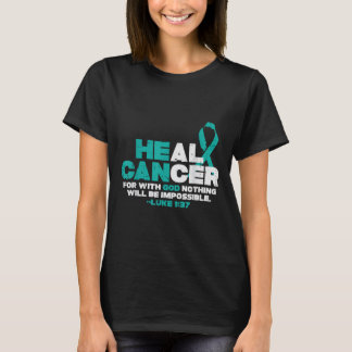 Camiseta Puede curar el cáncer de Dios Concienciación sobre