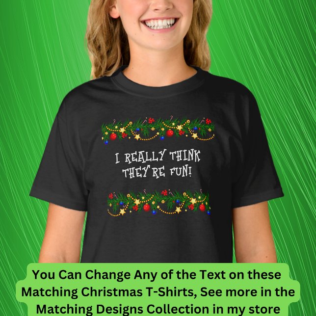 Camiseta Puede Editar Texto, Creo Que Se Divirtieron Navida (Subido por el creador)