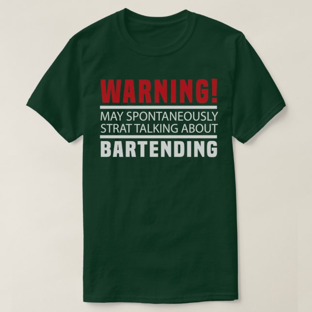 Camiseta Puede Empezar Espontáneamente A Hablar De La Barre (Diseño del anverso)