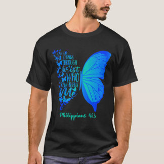Camiseta Puede Hacer Cosas A Través De Cristo Que Fortalece