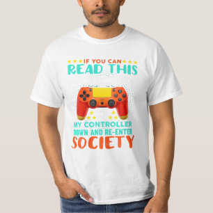 Camiseta Puede leer este divertido videojuego