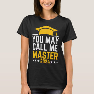 Camiseta Puede Llamarme Graduación de Maestría 2024