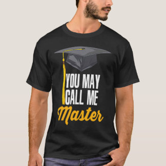 Camiseta Puede Llamarme Graduación Maestral
