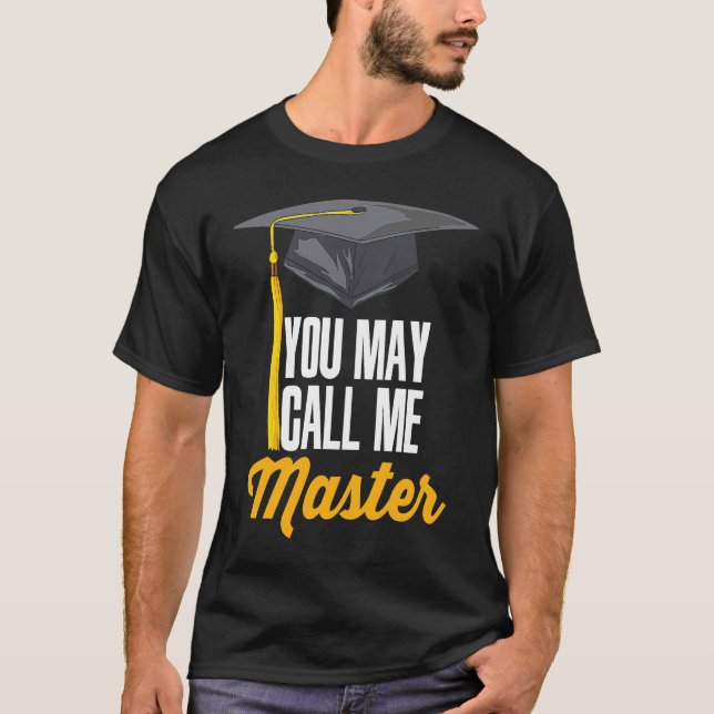 Camiseta Puede Llamarme Graduación Maestral (Anverso)