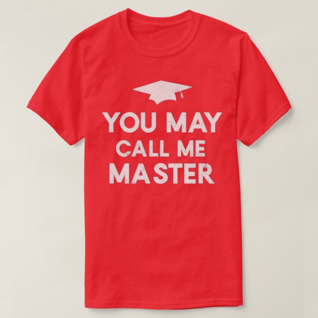 Camiseta Puede Llamarme Graduado Máster 2021 (Diseño del anverso)
