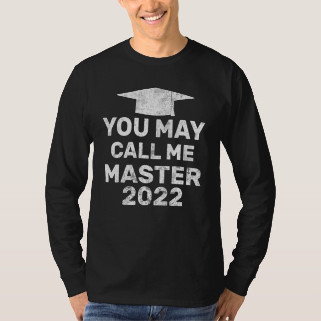 Camiseta Puede Llamarme Master 2022 Masters Mba Graduatio (Anverso)