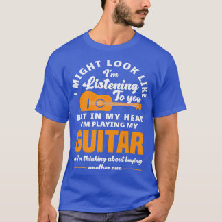 Camiseta Puede Parecer Que Escucho Guitari