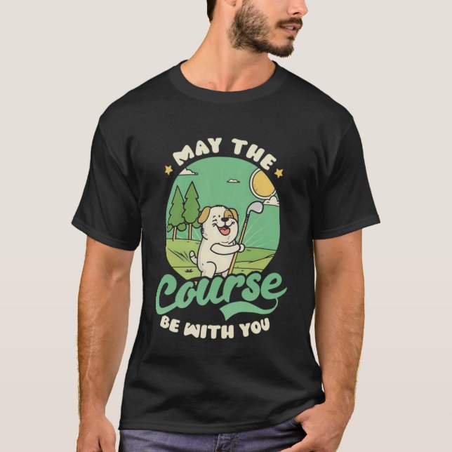 Camiseta Puede que le importe jugar golf (Anverso)