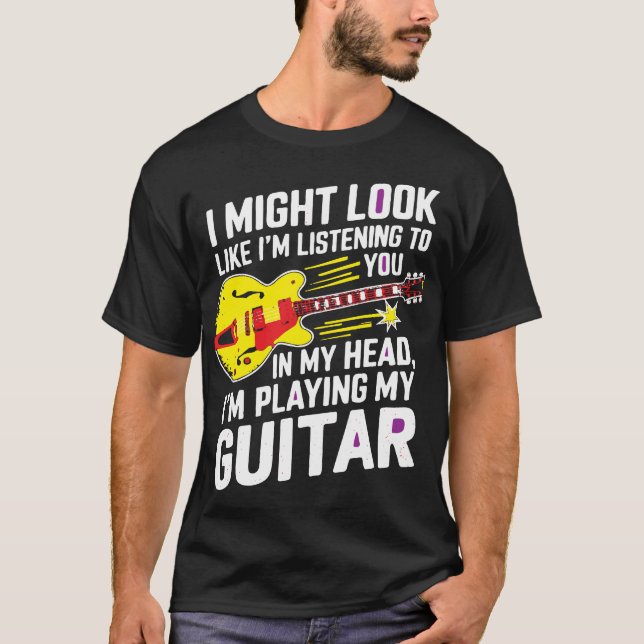 Camiseta _Puede que parezca que te escucho, pero soy P (Anverso)