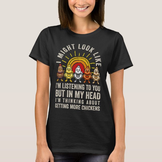 Camiseta Puede que parezca que te estoy escuchando pero en  (Anverso)