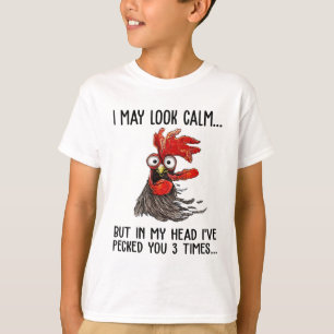 Camiseta Puede que parezca tranquilo pero en mi cabeza te h