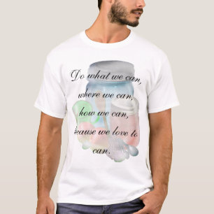 Camiseta Puede usted puede fantasma, hacer lo que podemos,