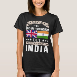 Camiseta Puede vivir en historia BRITÁNICA comenzó en