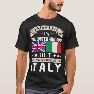 Camiseta Puede vivir en historia BRITÁNICA comenzó en