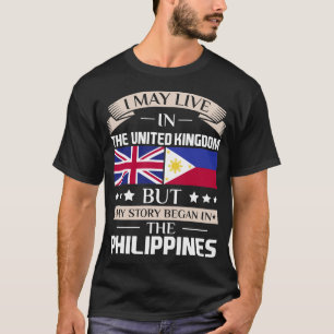 Camiseta Puede vivir en historia BRITÁNICA comenzó en la