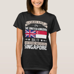 Camiseta Puede vivir en historia BRITÁNICA comenzó en la