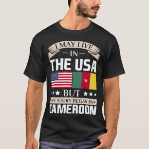 Camiseta Puede vivir en historia de los E.E.U.U. comenzó e