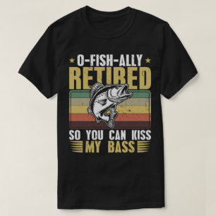 Camiseta Puedes Besar Mi Jubilación De Pesca De Bass